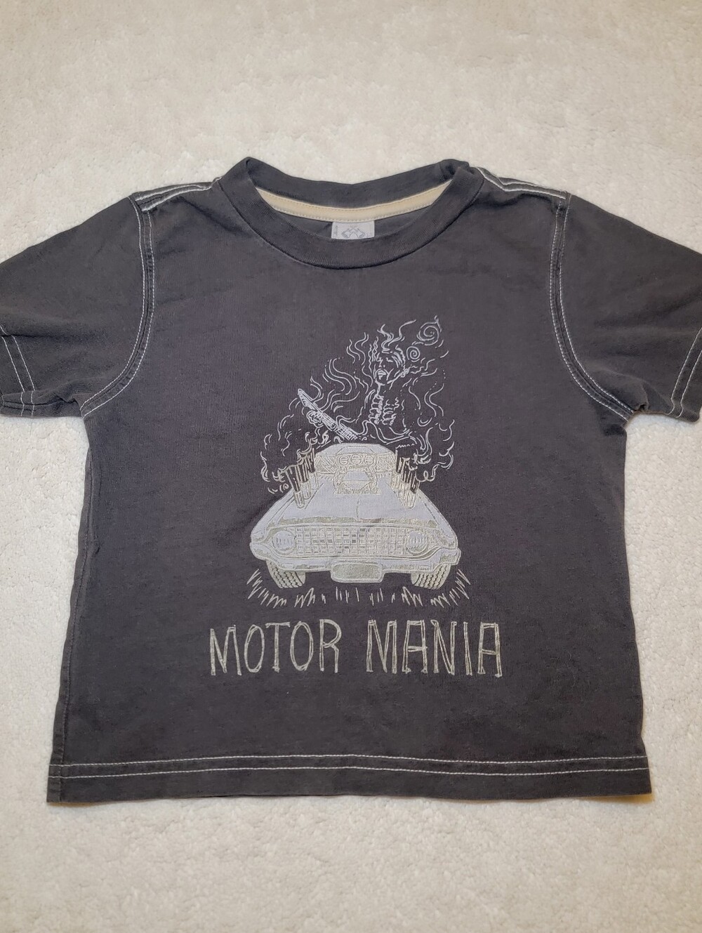 Lucky Brand Kids Y2K Vintage "Motor Mania" Graphic T-Shirt - Size 2T